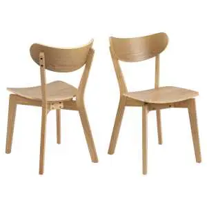 Promoties 35 Houten stoel met eikenfineer