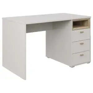 Bureau met 3 softclose lades en open vak
