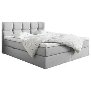 Boxspring 140x200 met gaslift-opbergruimte