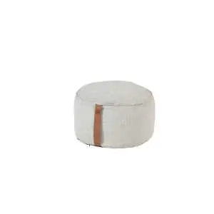 Puff small grijs 58x32 - compact en stijlvol buitenmeubel