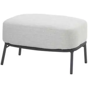 Fabrice footstool antraciet - zitcomfort tot in de details
