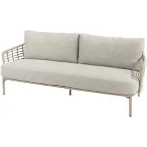 Banc de jardin 3 places, Harvest avec 3 coussins