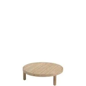 Ronde teak koffietafel voor buiten