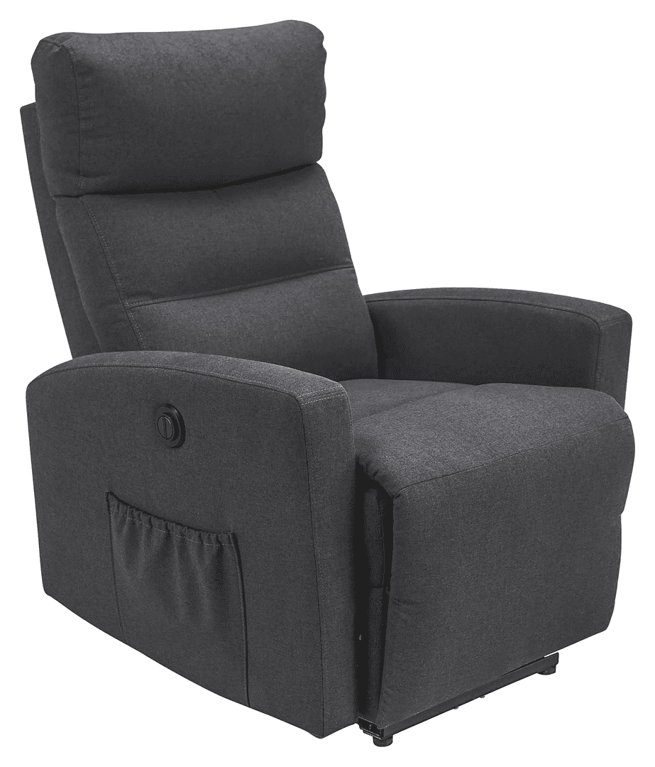 TV-fauteuil met motor in antraciet