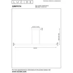 Griffith hanglamp brons Griffith hanglamp brons