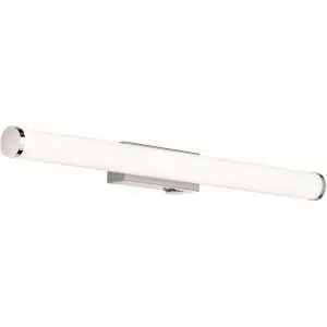 Applique murale, plastique blanc, avec armature en métal et source LED