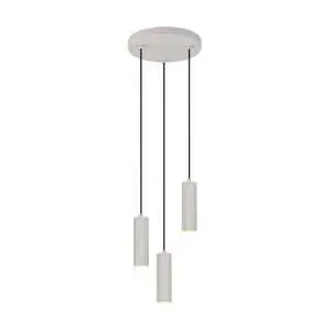Suspension 150 cm, métal avec 3 douilles GU10