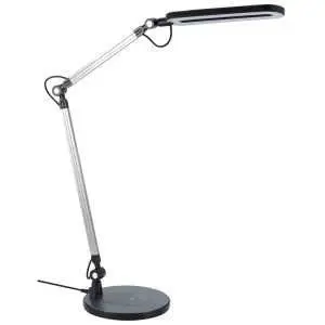Lampe de bureau LED 105 cm, métal noir à température de couleur réglable