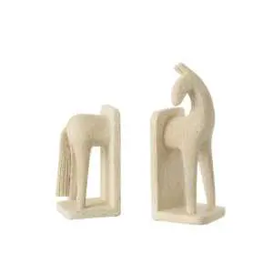 Boekensteunen paard - 21 x 10 x 27,5 cm