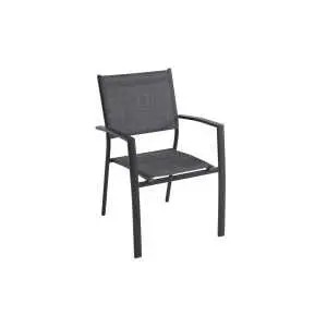 Promotions 87 Chaise de jardin 85 cm, anthracite mat empilable
