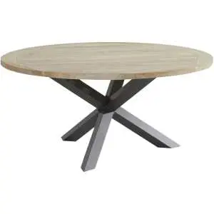 Ronde dining table teak Ø160