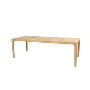 Grote eettafel voor buiten in naturel teak 240x100x75 - 1240-1504