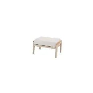 Comfortabele footstool in latte kleur