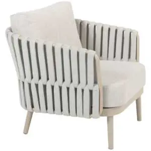 Lounge set Eva in latte met 3-zit en stoelen Lounge set Eva in latte met 3-zit en stoelen