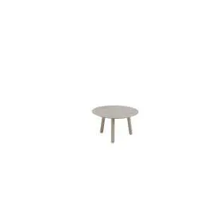 Table basse 60 cm, céramique latte