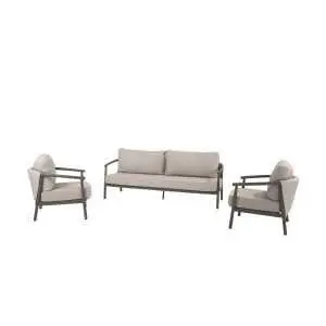 3-seater set voor buiten in terre