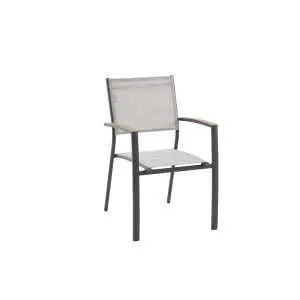 Stapelbare buitenfauteuil 59 x 88 x 56 cm