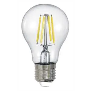 Ampoule E27, verre transparent clair, filament dimmable