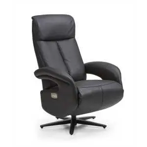 Relax Freddy – 3 motoren leder zwart
