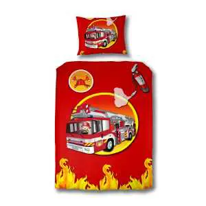 Brandweer dekbedovertrek 140×235