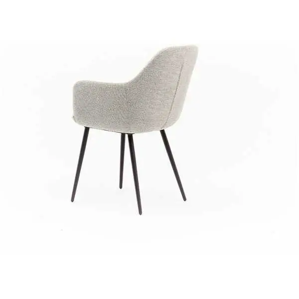 Moderne armstoel met zachte stof Moderne armstoel met zachte stof