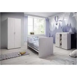Complete babykamer set in den wit decor