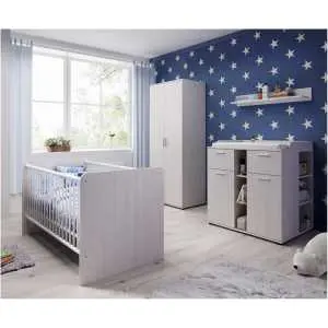 Complete babykamer set in den wit decor Complete babykamer set in den wit decor