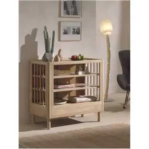 Aankleedmeubel opzet met opstaande randen - 100 x 95 x 55 cm