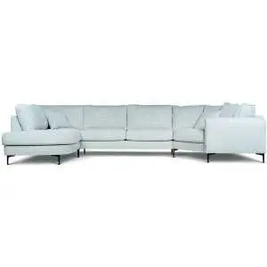 Modulaire hoekbank met open einde links