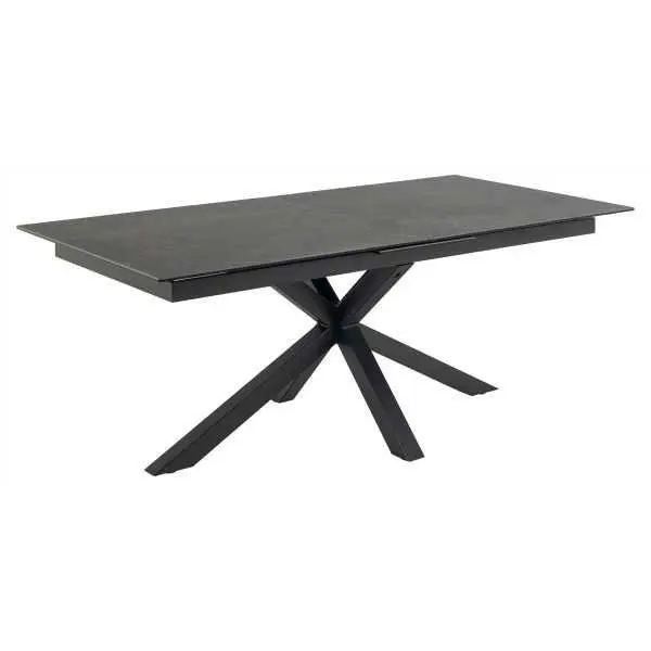 Verlengbare eettafel 200(240) cm met zwart keramiek