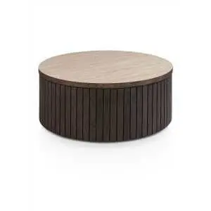 Vierkante salontafel basalt 80 x 80 cm