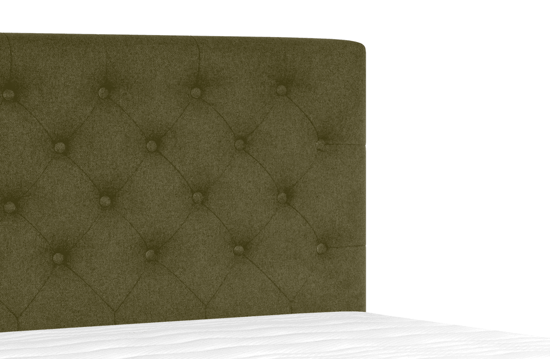Boxspring 180x200 in olijfgroen