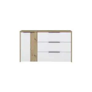 Commode met 1 deur en 3 lades - 139,5 x 82,4 x 41,5 cm