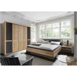 Bed 180x200 met grafiet hoofdbord