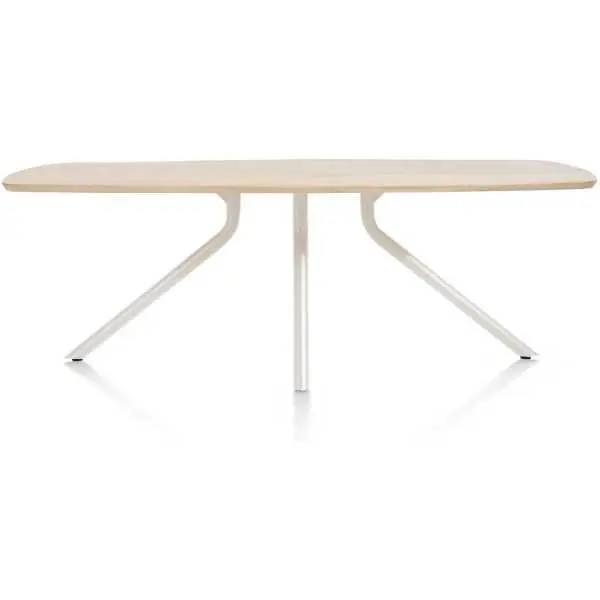 XOO_51874_Arvada_tafel_190x100_central_nebbia_beach_natural_oak_Front XOO_51874_Arvada_tafel_190x100_central_nebbia_beach_natural_oak_Front