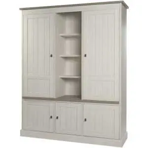 Armoire 171,4 cm, 5 portes et 1 niche