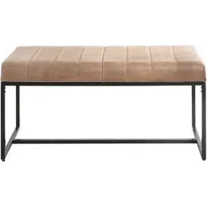 Zwarte bank - 100 x 48 x 38 cm