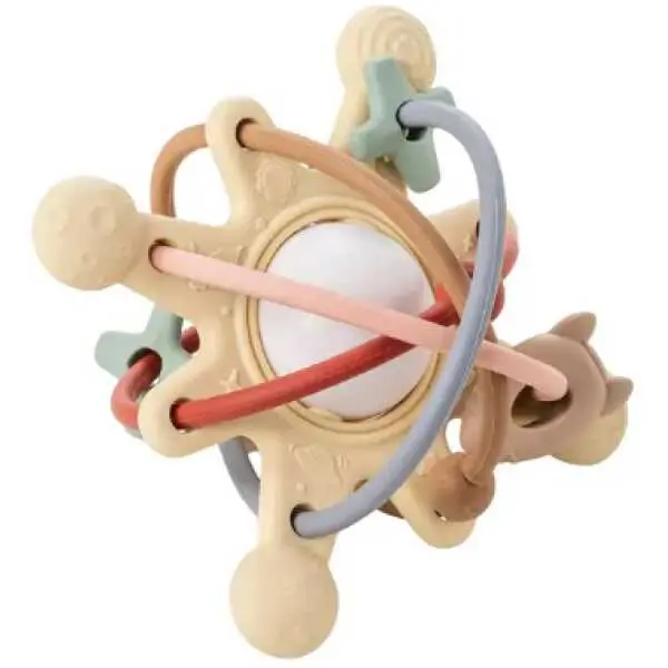 Rammelaar, silicone beige