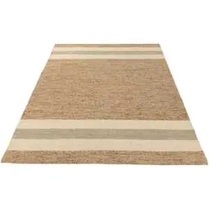 Tapis 200 x 300 cm, laine mélangée tachetée, hauteur 1 cm