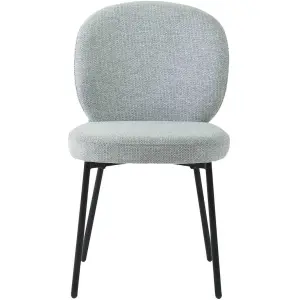 Promotions 37 Chaise de salle à manger 49 cm, gris, revêtement