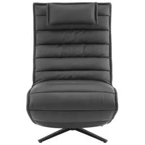 Relaxzetel 68 cm, zwart, lederlook