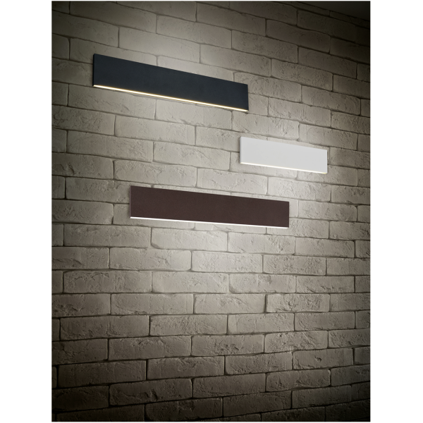 Wandlamp, wit metaal en kunststof, inclusief 2 x LED 3000K Wandlamp, wit metaal en kunststof, inclusief 2 x LED 3000K