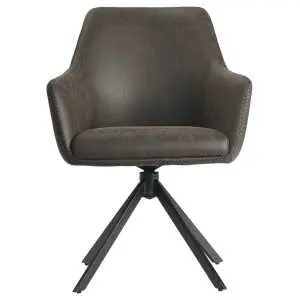 Fauteuil 64 cm, bekleding, draaibaar