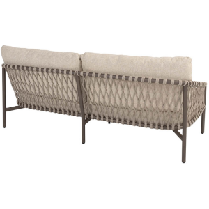Loungezetel 3-zits, terre kleur, met 3 losse kussens Loungezetel 3-zits, terre kleur, met 3 losse kussens