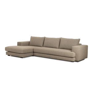 Hoekzetel 334 cm, beige, stof Hoekzetel 334 cm, beige, stof