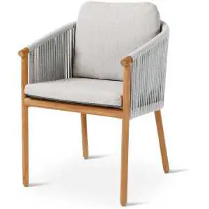 Chaise de jardin 60 cm, naturel