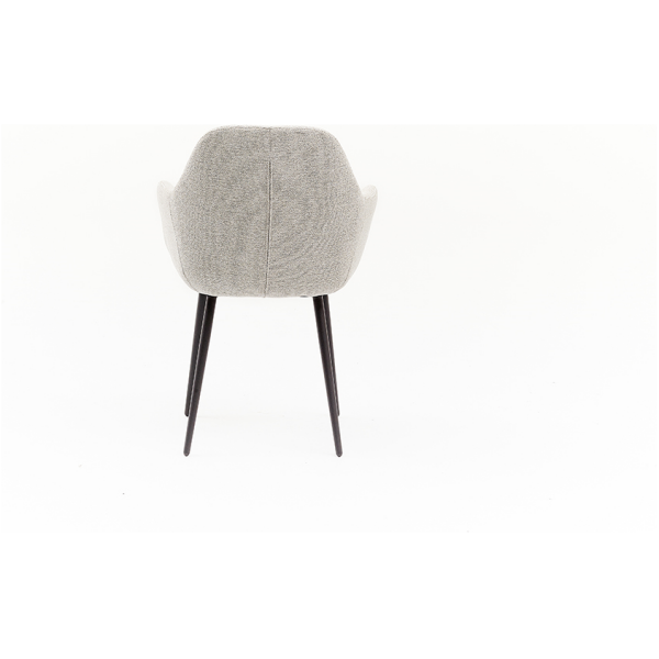 Armstoel, natuurlijke Sneak-stof, met vaste stelling Armstoel, natuurlijke Sneak-stof, met vaste stelling