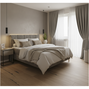 Boxspring 160×200 cm, hoofdbord en opbergruimte in Kreon-lech Boxspring 160x200 cm, hoofdbord en opbergruimte in Kreon-lech