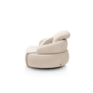 Relax Fauteuil XL 123 cm, beige stof bekleding Relax Fauteuil XL 123 cm, beige stof bekleding