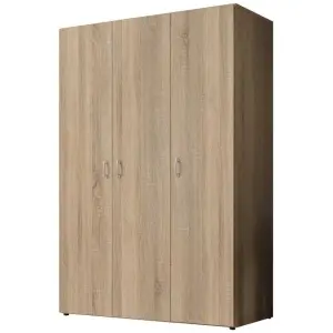 Promotions 70 Armoire 121 cm, décor chêne